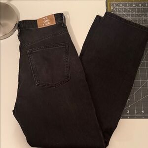 Free People High Rise Black Jeans